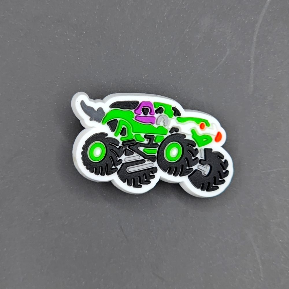 (5/$15) Monster Truck Croc Charm